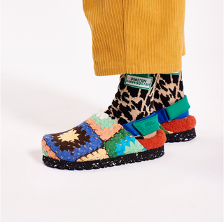 Maison Mangostan Sesame Crochet Sandals