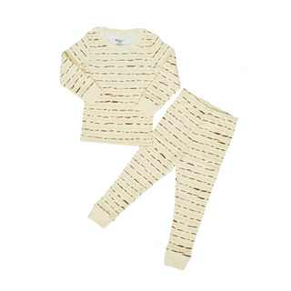 Matza Print Pajama Set for Hanukkah on Design Life Kids