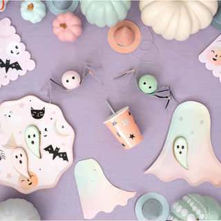 Meri Meri Pastel Halloween Plates on Design Life Kids