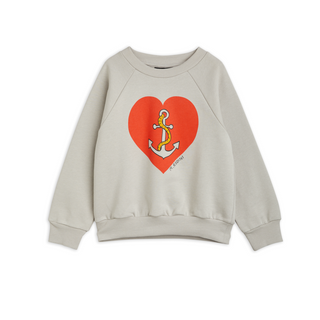 Mini Rodini Sailors Heart Sweatshirt for kids on DLK