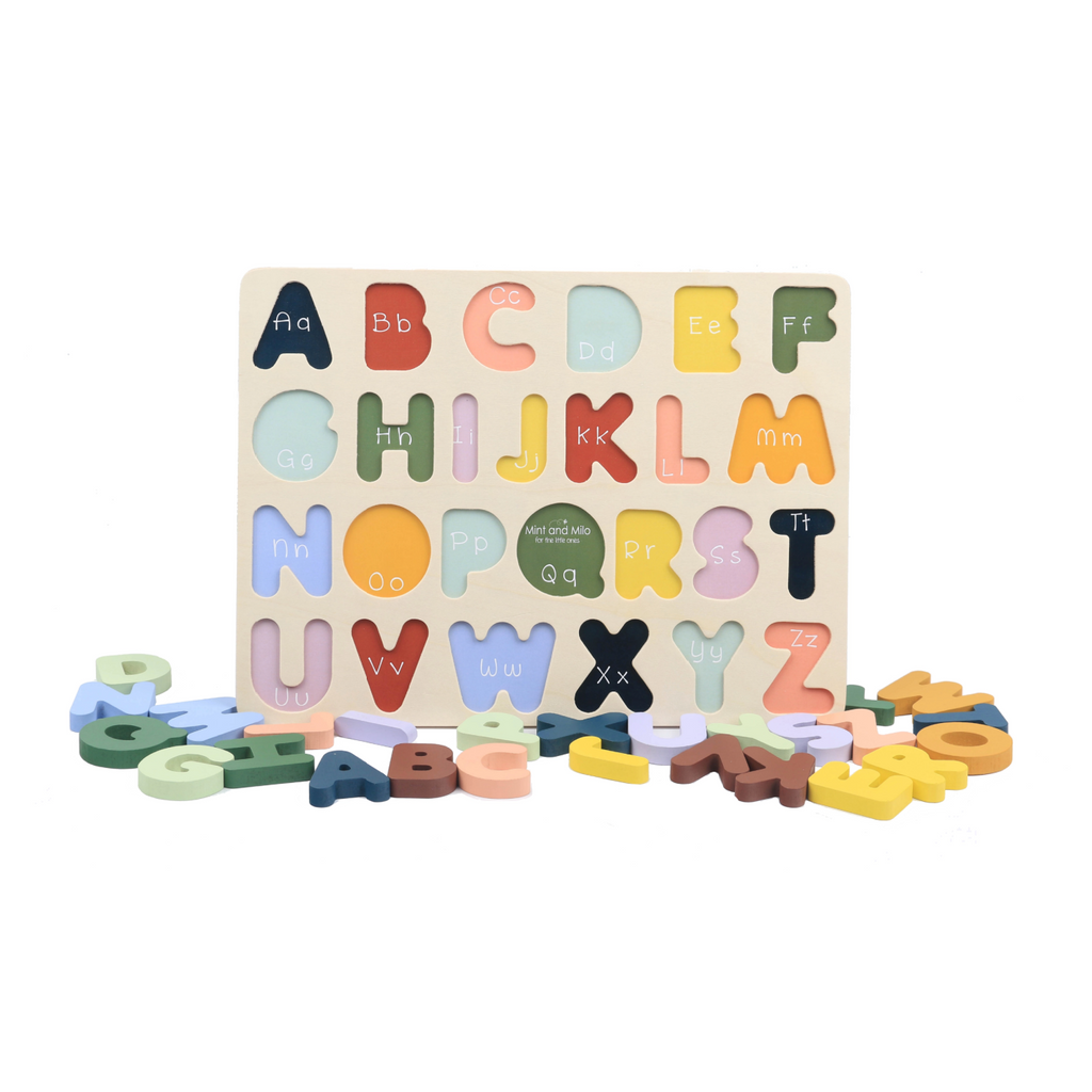 Wooden Alphabet Puzzle – Design Life Kids