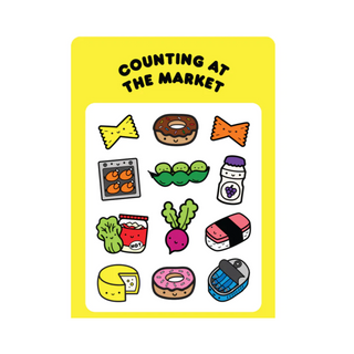 Mochi Kids Counting At The Market Sticker Sheet on DLK