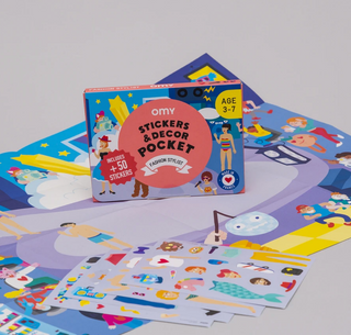 OMY-Fashion Stylist Pocket Sticker Book on Design Life Kids