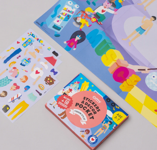 OMY-Fashion Stylist Pocket Sticker Book on Design Life Kids