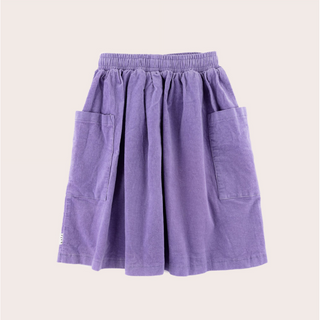 Olive and  the Captain Lilac Corduroy Willow Skirt on DLK