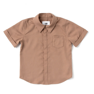 OMAMIMINI-Short Sleeve Button Up Shirt on Design Life Kids