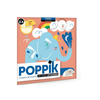 Poppik Sticker Animals Book on Design Life Kids
