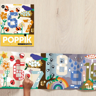 Poppik Sticker Number Book on Design Life Kids