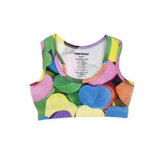 Romey Loves Lulu-Candy Hearts Sports Top on Design Life Kids