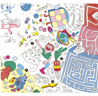 OMY-Games Coloring Poster Set on Design Life Kids