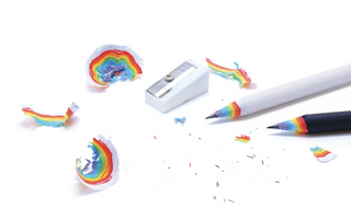 DUNCAN SHOTTON-Rainbow Pencils on Design Life Kids
