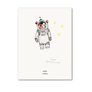 Mado-Space Traveller Bear Print on Design Life Kids