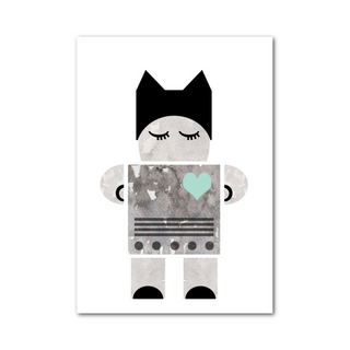 WONDER & RAH-Mister Robot Print on Design Life Kids