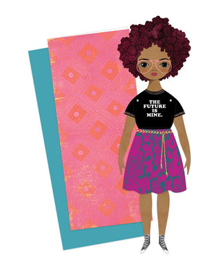 Of Unusual Kind-Willow Paper Doll on Design Life Kids