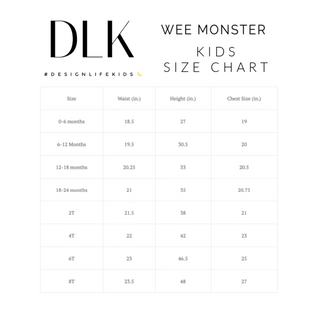 Wee Monster-Monster Rash Guard on Design Life Kids
