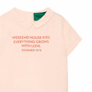 Weekend House Kids Object Linen Short Shirt on Design Life Kids