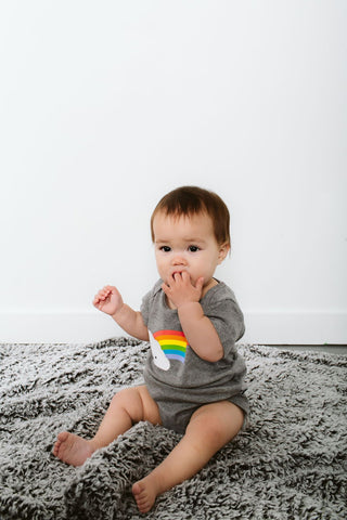 WHISTLE & FLUTE-Kawaii Rainbow Bodysuit on Design Life Kids
