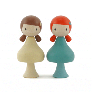 Clicques Toys Wooden Magnetic Dolls on Design Life Kids