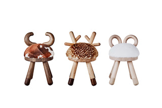 Elements Optimal-Faux Cow Chair on Design Life Kids