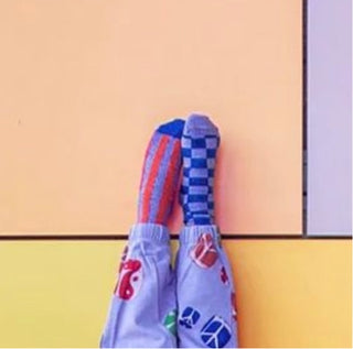 Checkerboard & Stripes Long Socks Set Bobo Choses on Design Life Kids