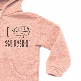 KIRA KIDS-I Love Sushi Hoodie on Design Life Kids