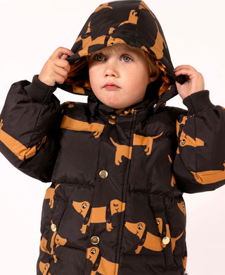 Mini Rodini Dog Puffer Coat at Design Life Kids