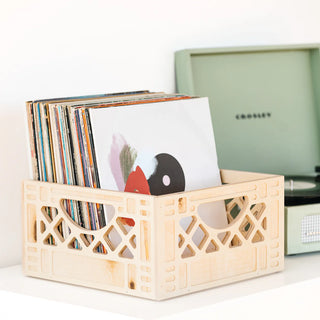 Wooden Milk Crate Waam Industries on Design Life Kids