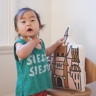 Castle Interactive Pillow Imani Collective on Design Life Kids