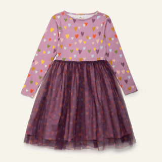 Mini Hearts Tulle Dress Mon Coeur on Design Life Kids