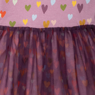 Mini Hearts Tulle Dress Mon Coeur on Design Life Kids