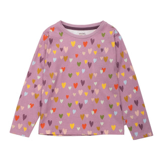Mini Hearts Long Sleeve T-Shirt Mon Coeur on Design Life Kids