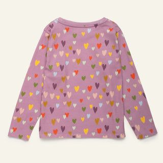 Mini Hearts Long Sleeve T-Shirt Mon Coeur on Design Life Kids