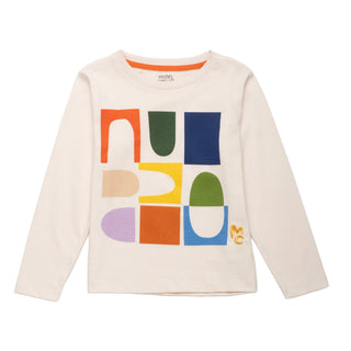Shapes Long Sleeve T-Shirt Mon Coeur on Design Life Kids