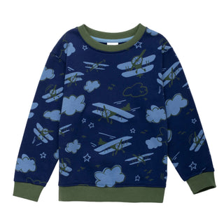 Airplane Sweatshirt Mon Coeur on Design Life Kids