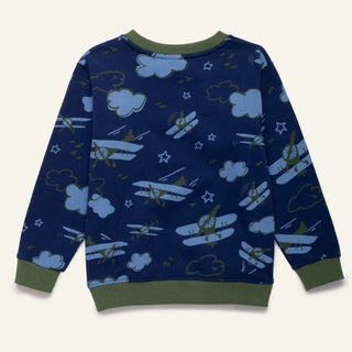 Airplane Sweatshirt Mon Coeur on Design Life Kids