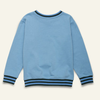 MC Blue Sweatshirt Mon Coeur on Design Life Kids
