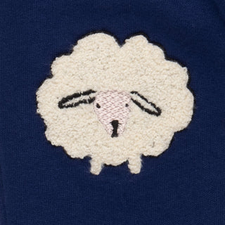 Embroidered Cozy Sheep Baby Jogger Mon Coeur on Design Life Kids
