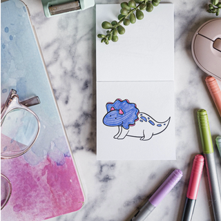 Mini Coloring Book - Dinosaurs on DLK