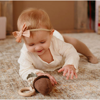 Acorn Rattle Toy for babies and toddlers on DLK