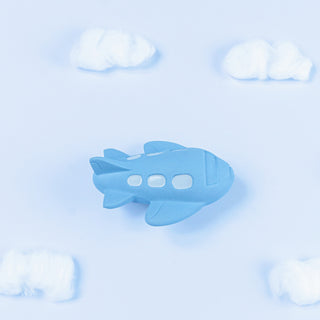 Natural Rubber Airplane Baby Teething, Bath Toy at Design Life Kids