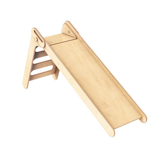 Wooden Montessori PlayRamp Slide at Design Life Kids