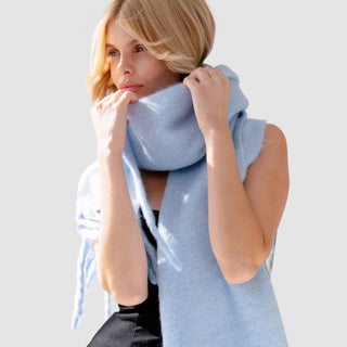 Glacier Blue Stockholm Scarf - 100% Recycled Materials at DLK