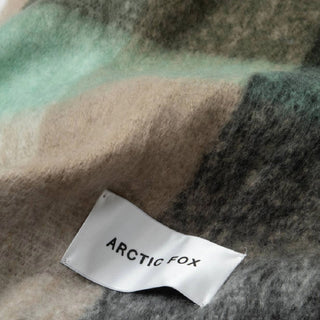 Artic Drift Check Reykjavik Scarf - 100% Recycled Materials at DLK
