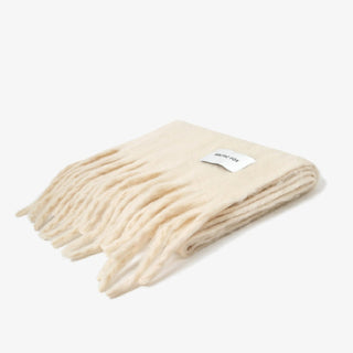 Pebble Beige Reykjavik Scarf - 100% Recycled Materials at DLK