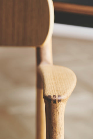 Bent Hansen Oak Wood Asger Chair at Design Life Kids