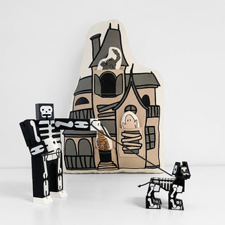 Haunted House Interactive Pillow Imani Collective on Design Life Kids