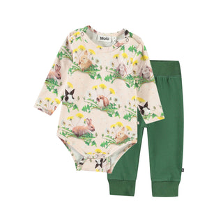 Baby Rabbit Onesie Set at Design Life Kids