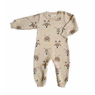 Luna and Luca Woodland Print Knit Jumpsuit at Design Life Kids