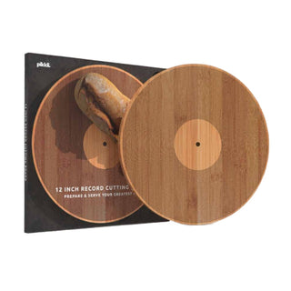 Bamboo Record Cutting Board at Design Life Kids