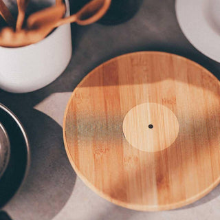 Bamboo Record Cutting Board at Design Life Kids